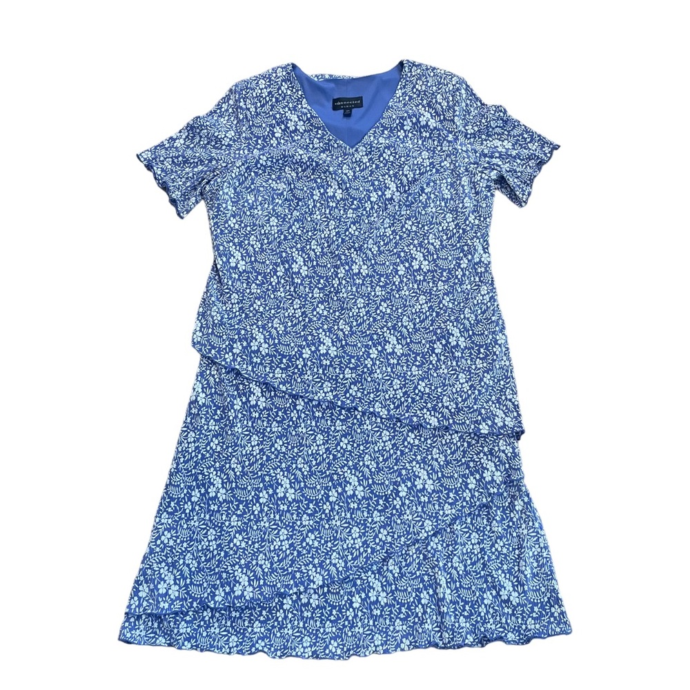 Connected Woman Asymmetrical Layer Dress